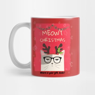 Meowy Christmas Mug